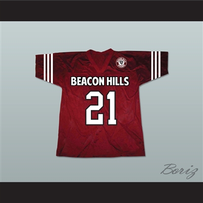 Greenberg 21 Beacon Hills Cyclones Lacrosse Jersey Teen Wolf Includes Patch