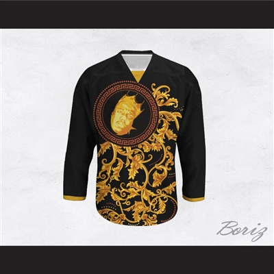 The Notorious B.I.G. Italian Style Black Hockey Jersey
