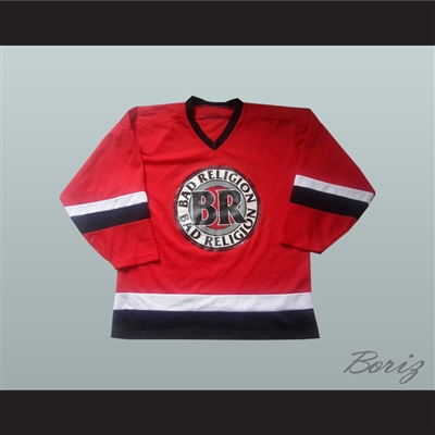 Bad Religion 98 Red Hockey Jersey