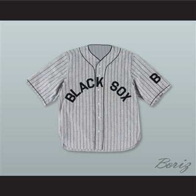 Baltimore Black Sox Negro League Gray Pinstriped Baseball Jersey