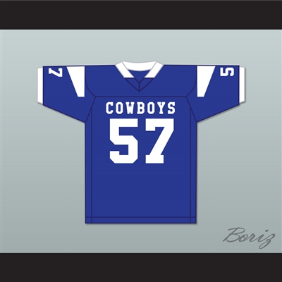 Shaquil Barrett 57 Boys Town High School Cowboys Blue Football Jersey 2