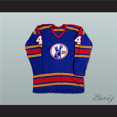 Bart Crashley Kansas City Scouts Hockey Jersey