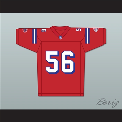 Jon Favreau Daniel Bateman 56 Washington Sentinels Home Football Jersey The Replacements Includes League Patch