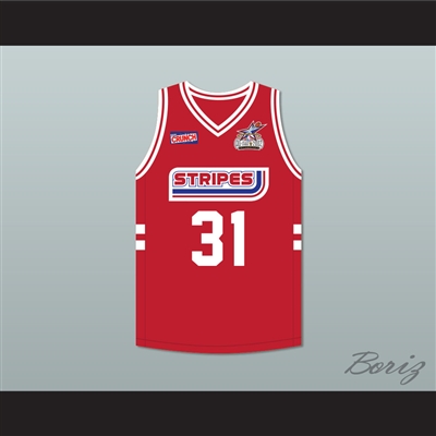 Shane Battier 31 Stripes Basketball Jersey Rock N' Jock All Star Jam 2002