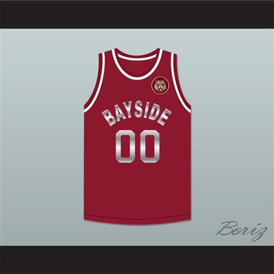 Saved By The Bell Screech 00 Bayside Tigers Maroon Basketball Jersey Includes Tiger Patch