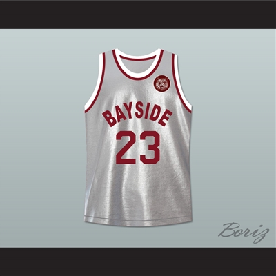 Saved By The Bell AC Slater 23 Bayside Tigers Basketball Jersey Includes Tiger Patch