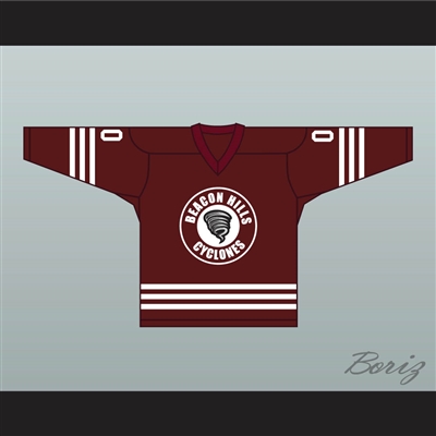 Derek Hale 00 Beacon Hills Cyclones Hockey Jersey Teen Wolf TV Series