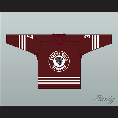Jackson Whittemore 37 Beacon Hills Cyclones Hockey Jersey Teen Wolf TV Series