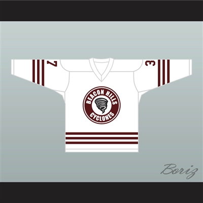 Jackson Whittemore 37 Beacon Hills Cyclones Hockey Jersey Teen Wolf TV Series