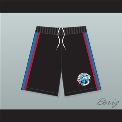 Juwanna Mann Charlotte Beat Home Basketball Shorts with Team Patch