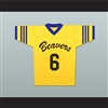 Danny Mahealani 6 Beacon Hills Beavers Lacrosse Jersey Throwback Teen Wolf