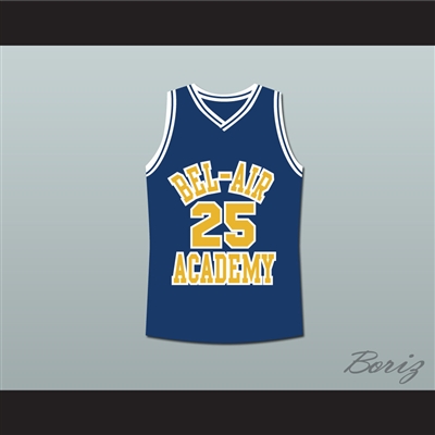 The Fresh Prince of Bel-Air Alfonso Ribeiro Carlton Banks Bel-Air Academy Basketball Jersey