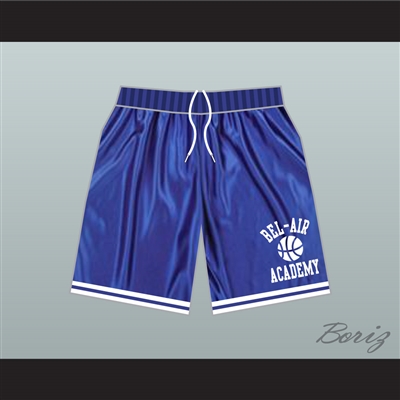 Fresh Prince Bel-Air Academy Basketball Shorts Blue