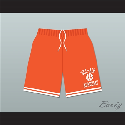 Bel-Air Academy Orange Basketball Shorts