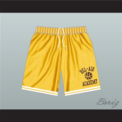 Fresh Prince Bel-Air Academy Basketball Shorts Yellow