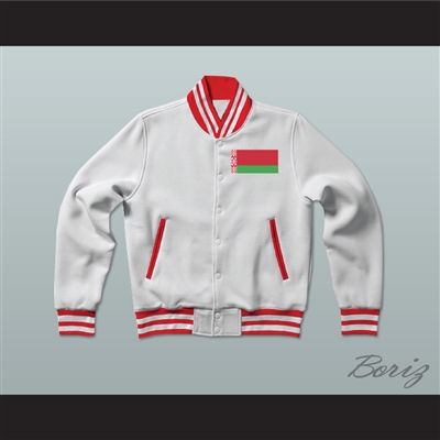 Belarus Varsity Letterman Jacket-Style Sweatshirt