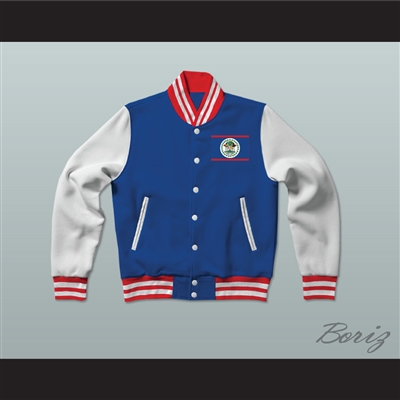Belize Varsity Letterman Jacket-Style Sweatshirt
