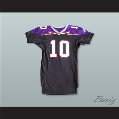 Bell 10 Detroit Fury Black Football Jersey