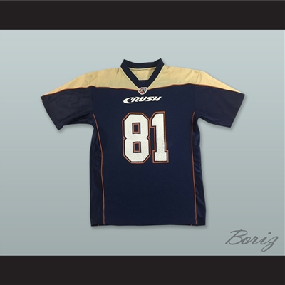 Ben Nelson 81 Colorado Crush Navy Blue Football Jersey