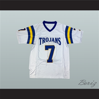 Ben Roethlisberger 7 Findlay High School Trojans White Football Jersey
