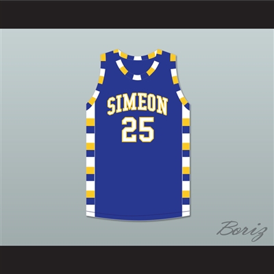 Ben Wilson 25 Simeon Career Academy Wolverines Royal Blue Basketball Jersey