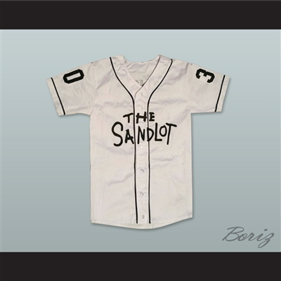 Mike Vitar Benny 'The Jet' Rodriguez 30 Baseball Jersey The Sandlot