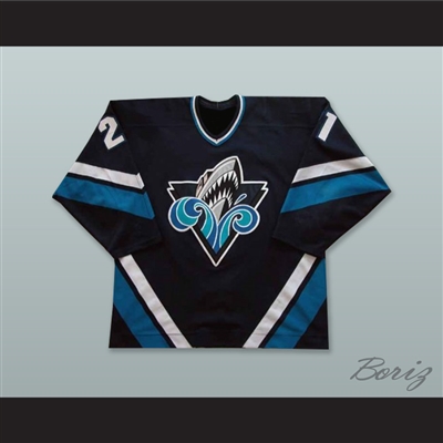 Benoit Arsenault 21 Rimouski Oceanic Navy Blue Hockey Jersey