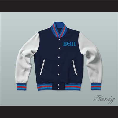 Beta Theta Pi Fraternity Varsity Letterman Jacket-Style Sweatshirt