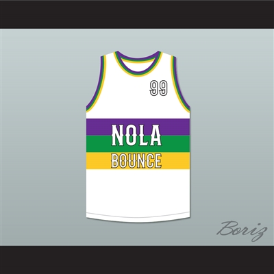 Big Freedia 99 NOLA Bounce White Basketball Jersey