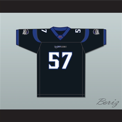 Ron 'Big Merck' Merkerson 57 New York-New Jersey Hitmen Home Football Jersey