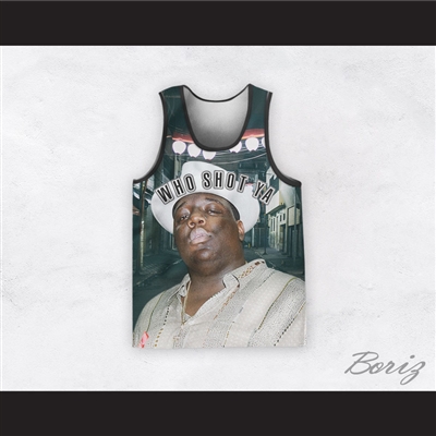 Biggie Smalls 09 Who Shot Ya Basketball Jersey Design 1