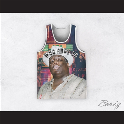 Biggie Smalls 09 Who Shot Ya Basketball Jersey Design 2