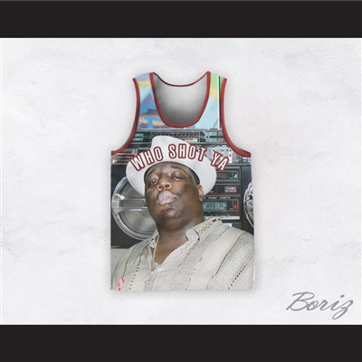 Biggie Smalls 09 Who Shot Ya Basketball Jersey Design 3
