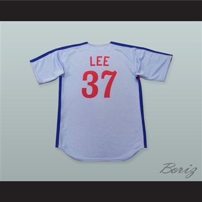 Bill Lee 37 Pro Career Light Blue Baseball Jersey Spaceman