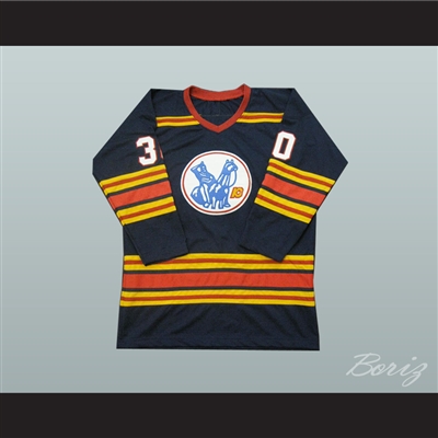 Bill McKenzie 30 Kansas City Scouts Hockey Jersey