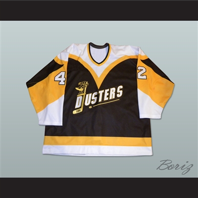 Binghamton Broome Dusters Jim O'Brien 42 Hockey Jersey