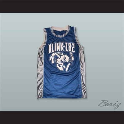 Blink 182 Blue Basketball Jersey
