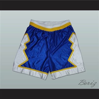 Blue White and Yellow Basketball Shorts