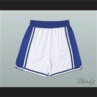Blue and White Basketball Shorts