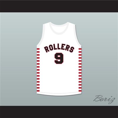 Bob Hubbard 9 Providence Steamrollers White Basketball Jersey 1