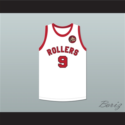 Bob Hubbard 9 Providence Steamrollers White Basketball Jersey with Patch 2