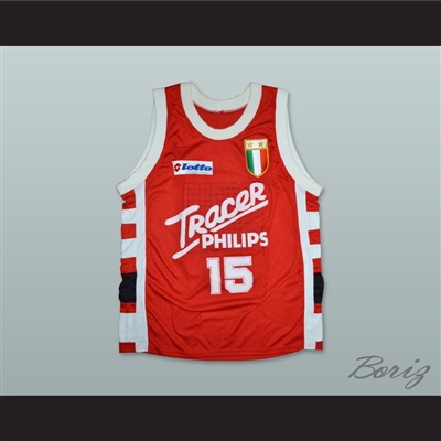 Bob McAdoo 15 Olimpia Milano Basketball Jersey