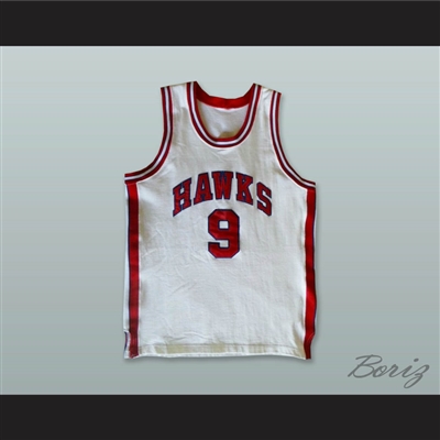 Bob Pettit 9 St Louis Hawks White Basketball Jersey
