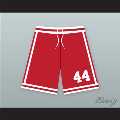 Bobby Brown 44 New Edition Red Basketball Shorts