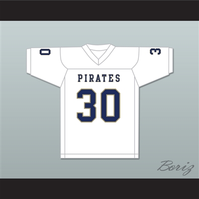 Bobby Bruce 30 Independence Community College Pirates White Football Jersey