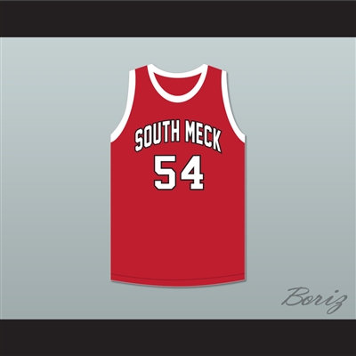 Bobby Jones 54 South Mecklenburg High School Sabres Red Basketball Jersey