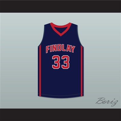 Bol Bol 33 Findlay Prep Navy Blue Basketball Jersey 1