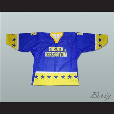 Bosnia & Herzegovina National Team Hockey Jersey