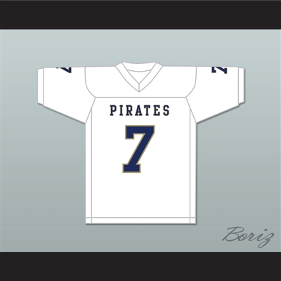 Brandon Bea 7 Independence Community College Pirates White Football Jersey
