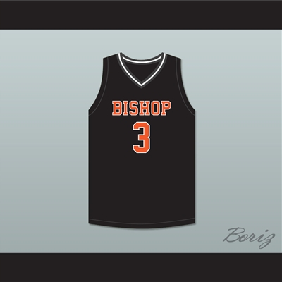 Brandon Durrett 3 Bishop Hayes Tigers Black Basketball Jersey The Way Back